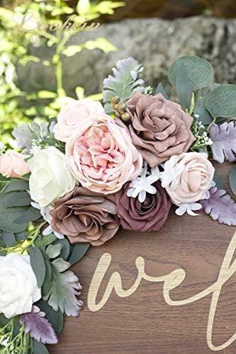 Lookein Artificial Flower Swag Set for Wedding Welcome Sign