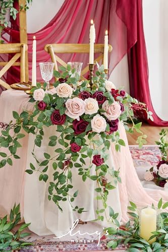 Lings Moment Artificial Floral Swags Centerpieces 2PCS