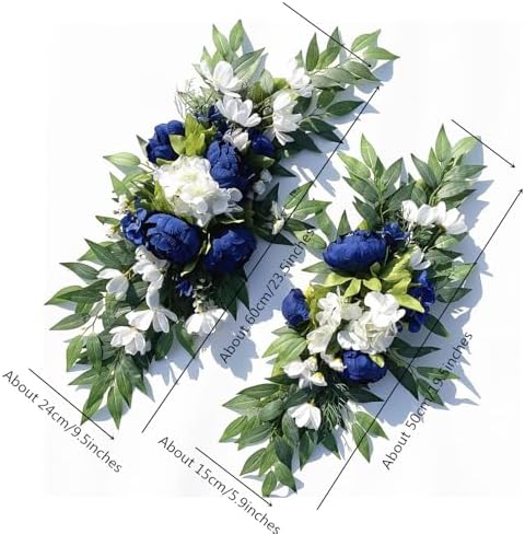 HS BRIDAL Artificial Wedding Arch Flowers Set of 2