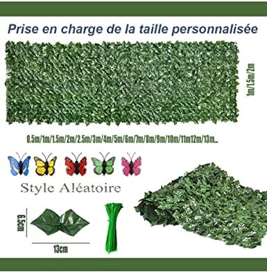 Artificial Ivy Privacy Fence Screen 15x25m
