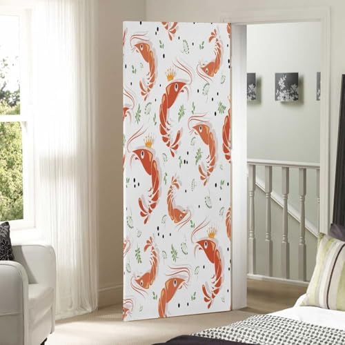 Susiyo King Prawns Halloween Door Cover Decoration