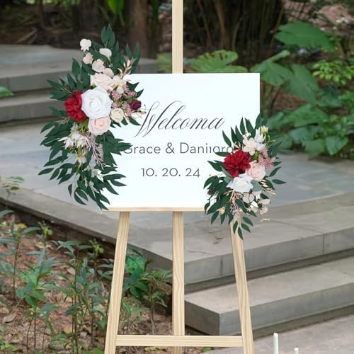 Zythrem Artificial Flower Swags Wedding Decor Arch