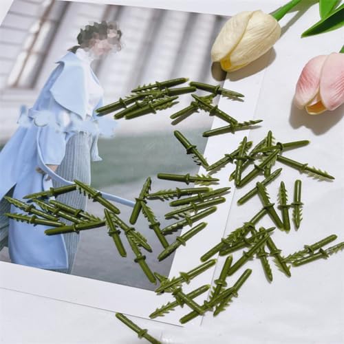 60PCS Plastic Artificial Flower Stamens for DIY