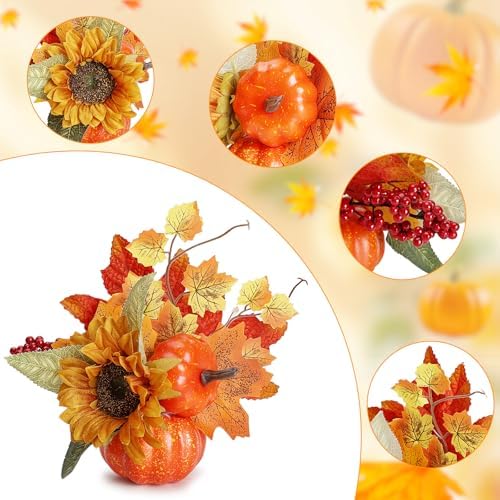 6 Pcs Fall Decorations Centerpieces for Thanksgiving