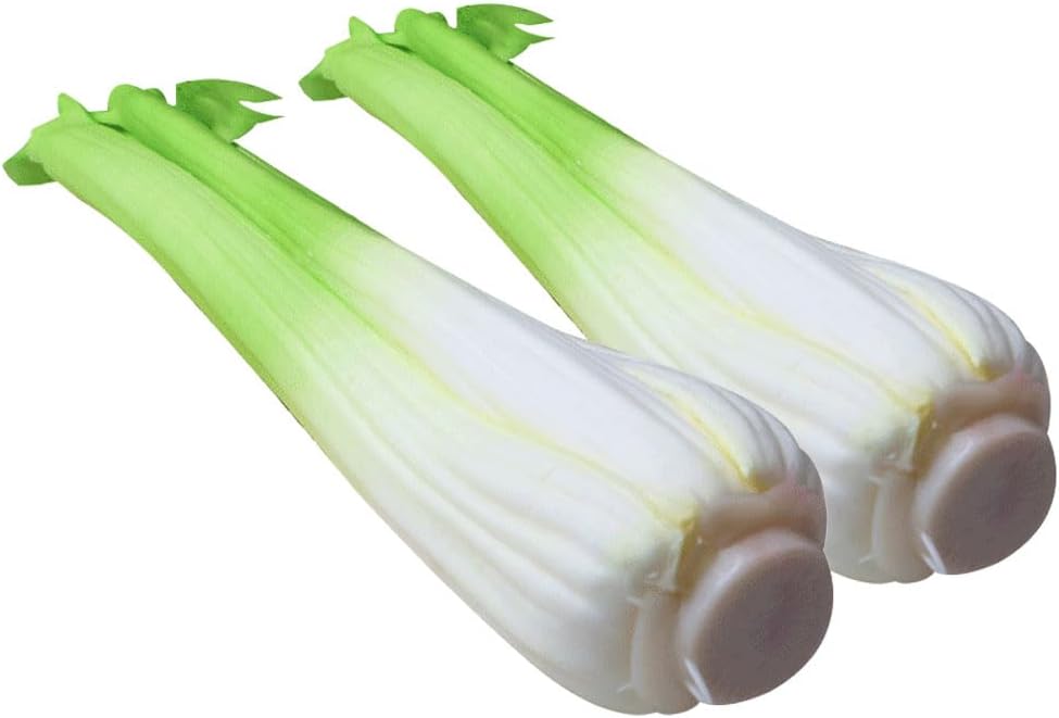 LOGOFUN 2pcs Artificial Vegetable Photo Prop for Home Kitchen Display