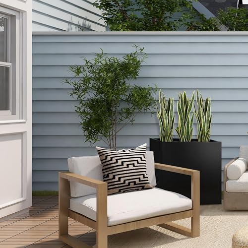 KOL 3ft 2PCS Artificial Snake Plant Yellow