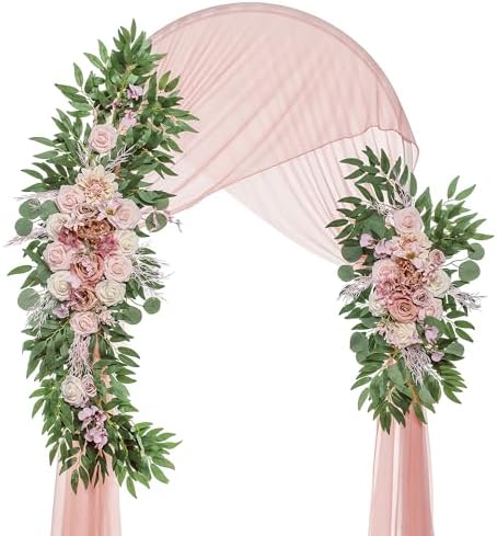 Boho Wedding Arch Flowers Artificial Decor - Pack of 2