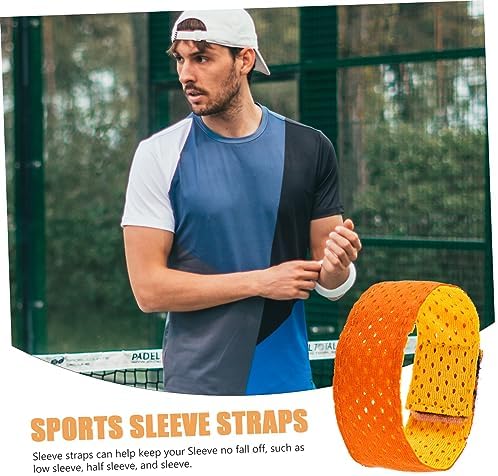 Sosoport 6pcs Elastic Cuff Straps for Sports Shirts