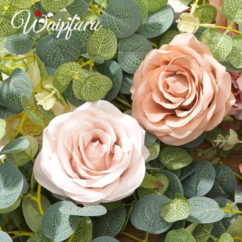 Waipfaru Fall Garland Decor 607 Ft Eucalyptus Flowers