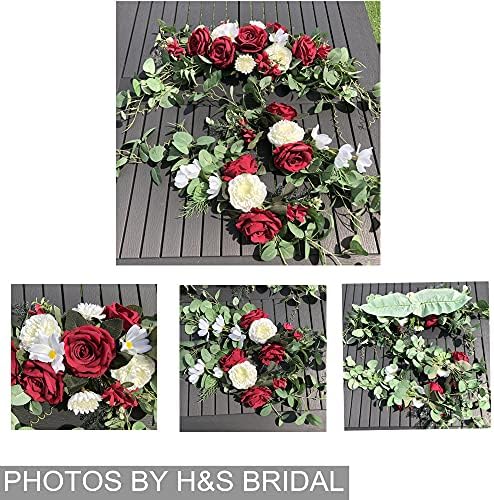 3PCS Artificial Wedding Arch Flowers Set
