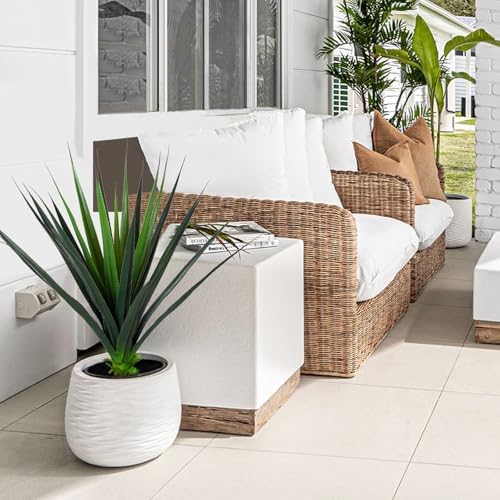 JUSTOYOU 3FT Realistic Agave Plant Artificial