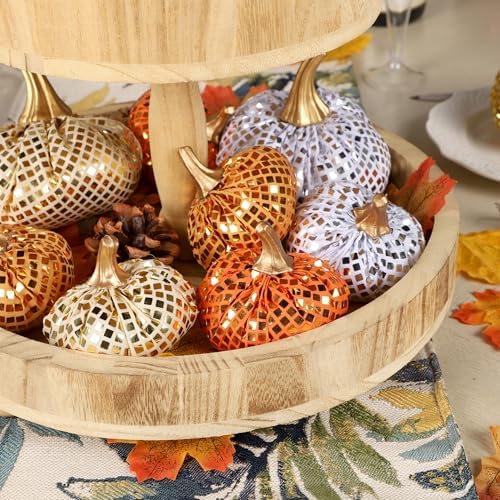 FORUP 12 Pcs Thanksgiving Pumpkin Set