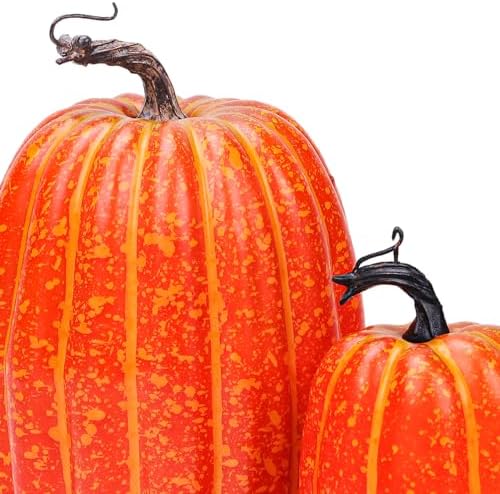 3pcs Artificial Foam Pumpkins DIY Halloween Decoration