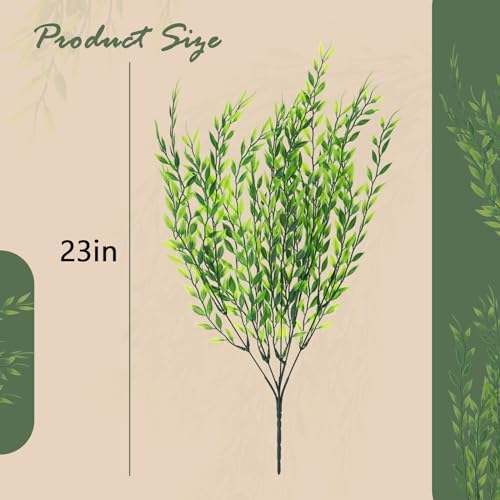 Summer Flower 8Pack Artificial Weeping Willow Plants