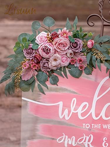 Lisuun Wedding Arch Flowers Pack of 2