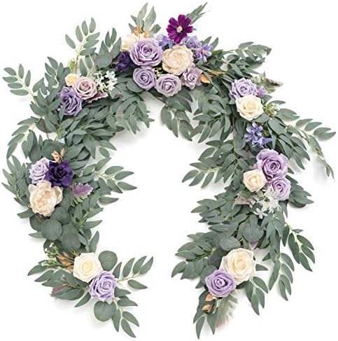 Lings Moment 6FT Eucalyptus Rose Garland