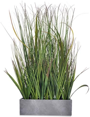 AlphaAcc 20 Inch Artificial Wheat Grass Plant in Pot