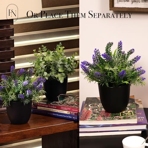 3 Pack 10 Inch Artificial Plant Greenery Pot