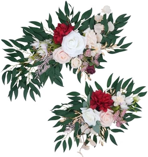 Zythrem Artificial Flower Swags Wedding Decor Arch
