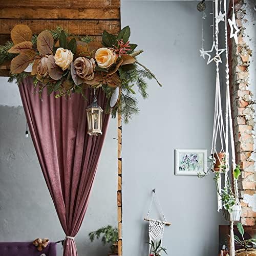 Firlar Artificial Flowers Wedding Chair Decor