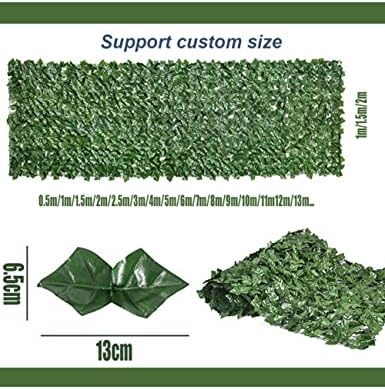 Artificial Ivy Privacy Fence Screen 1x1m Decorative Greenery Wall