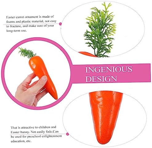 Ciieeo 3pcs Artificial Carrot Decorations
