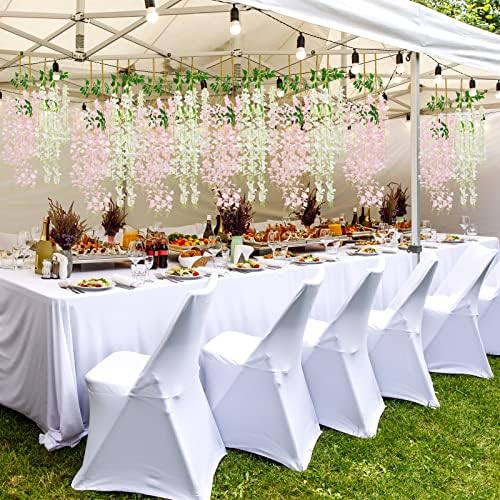 Giegxin 120 Pcs Artificial Wisteria Hanging Garland
