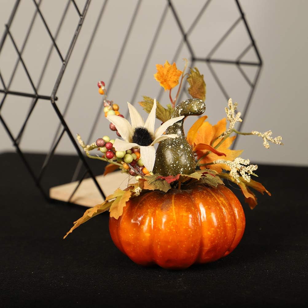 PRETYZOOM 1pcs Paintable Pumpkin Indoor Autumn Decor