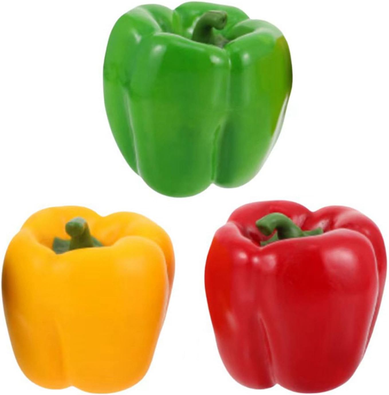 3pc Realistic Artificial Vegetable Skewers for Kitchen and Educational Use