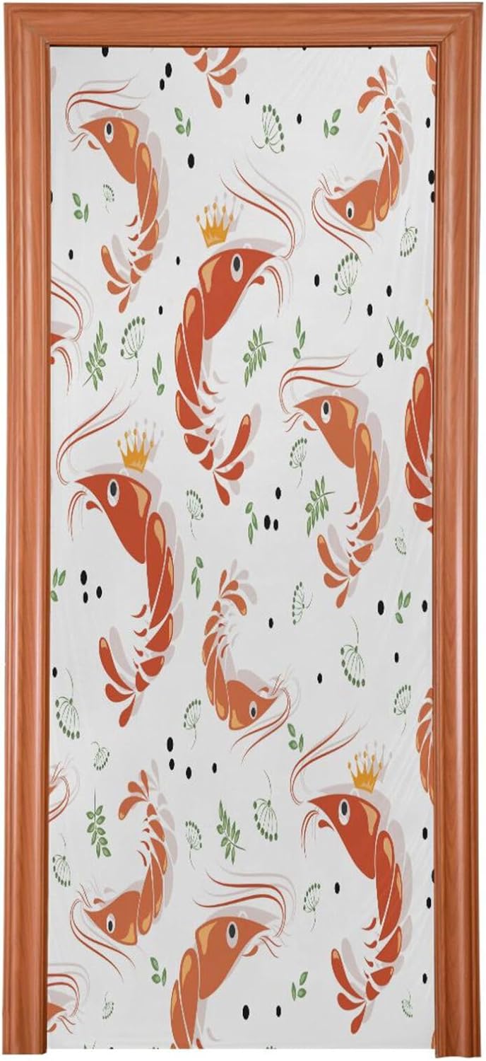 Susiyo King Prawns Halloween Door Cover Decoration