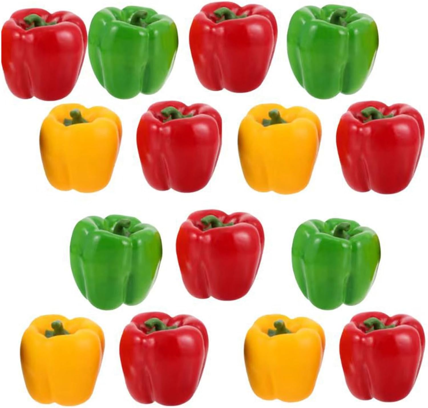 3pc Realistic Artificial Vegetable Skewers for Kitchen and Educational Use