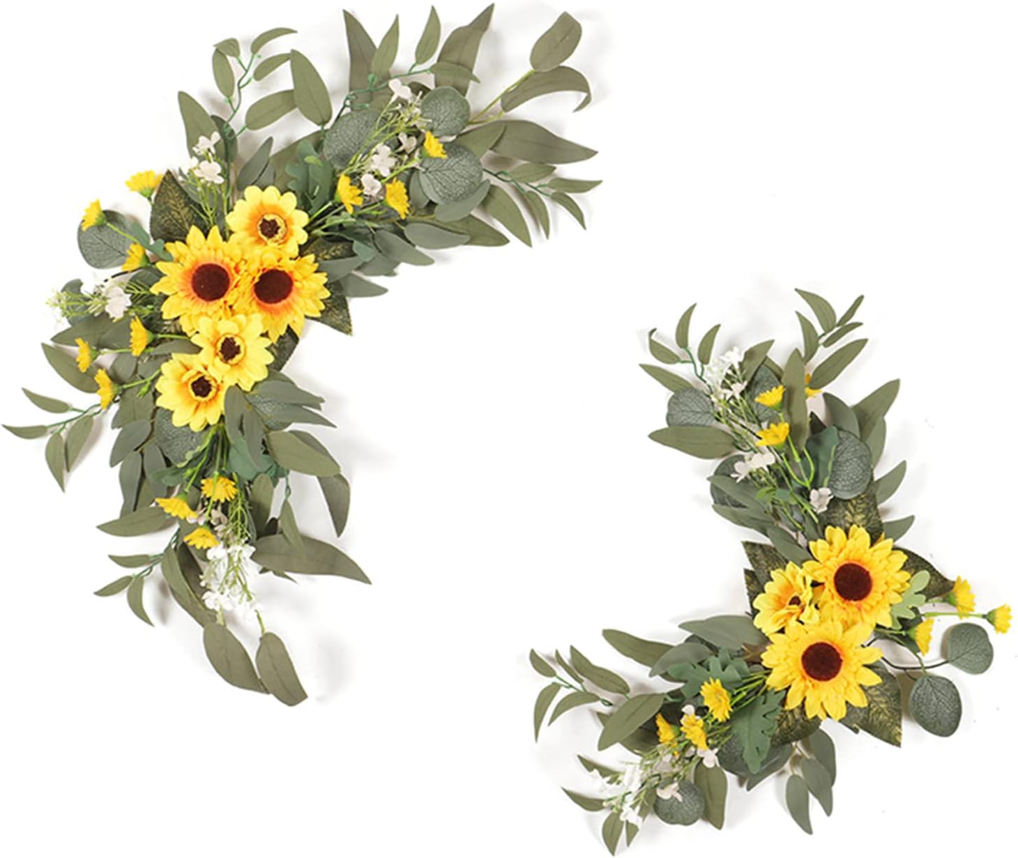Takefuns Artificial Wedding Arch Flowers Kit Yellow