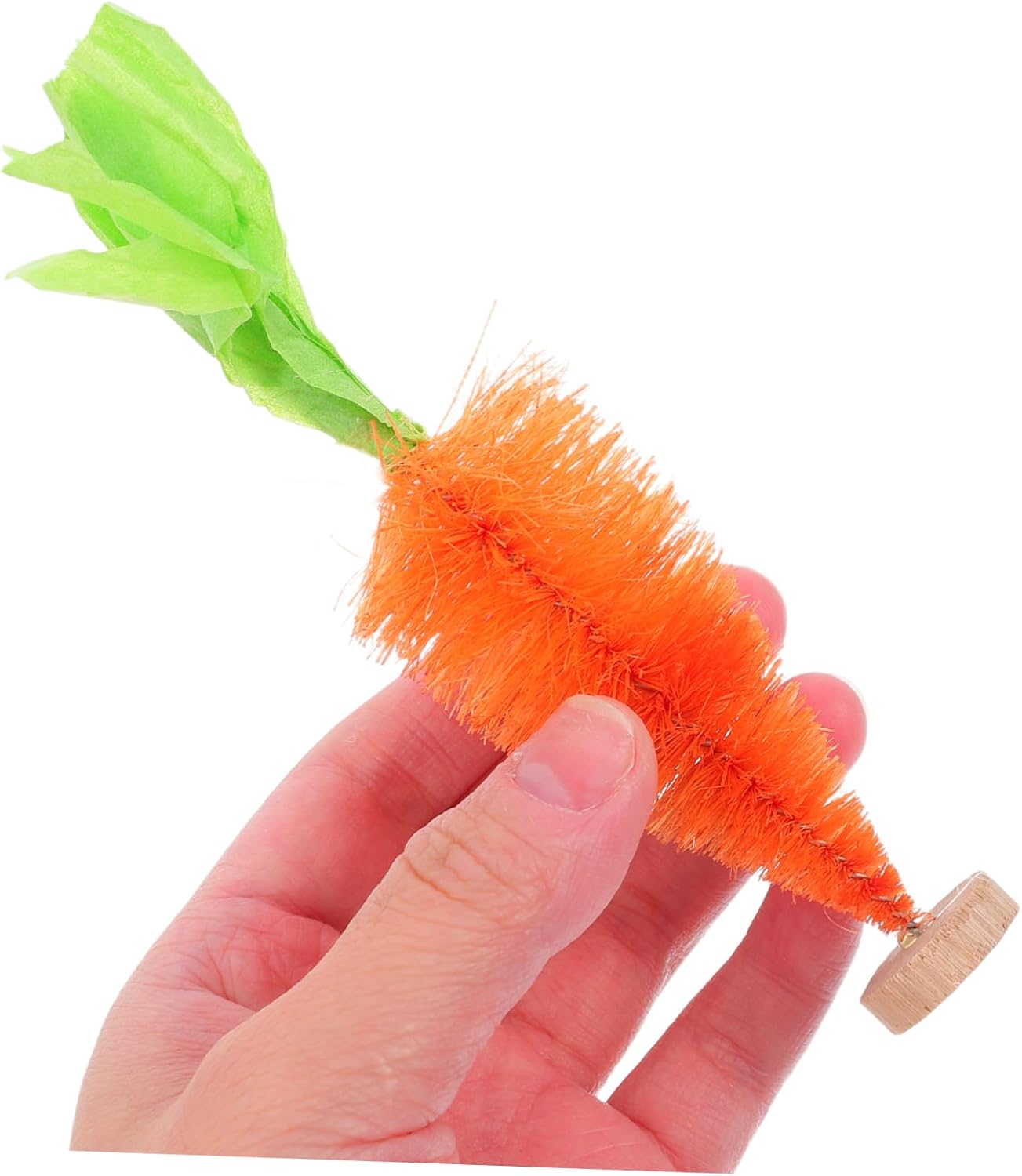 6pcs Sisal Fiber Carrot Ornaments for Easter Party Decor