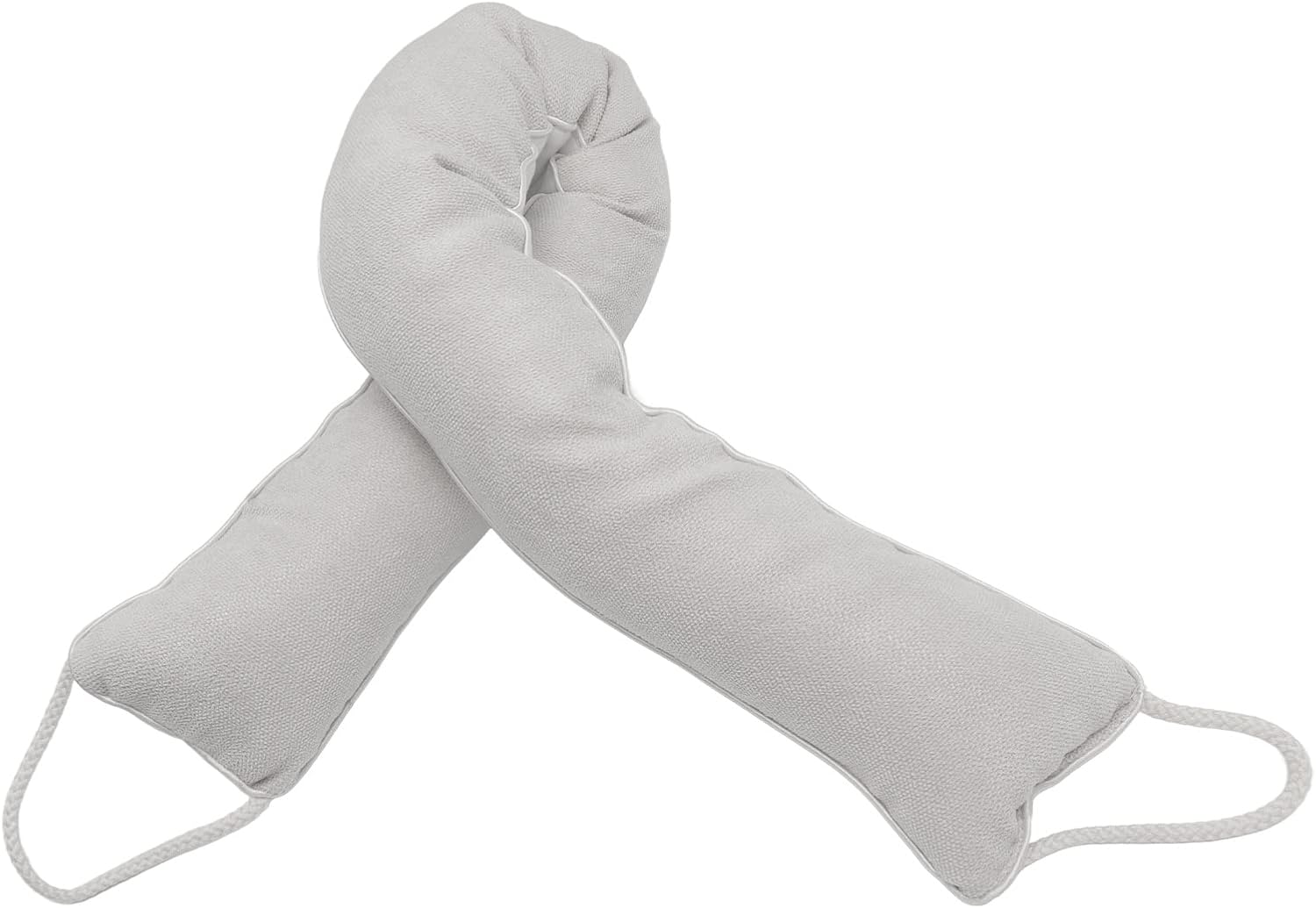 Jeanoko Door Snake Draft Stopper Dustproof Windproof Soundproof Beige
