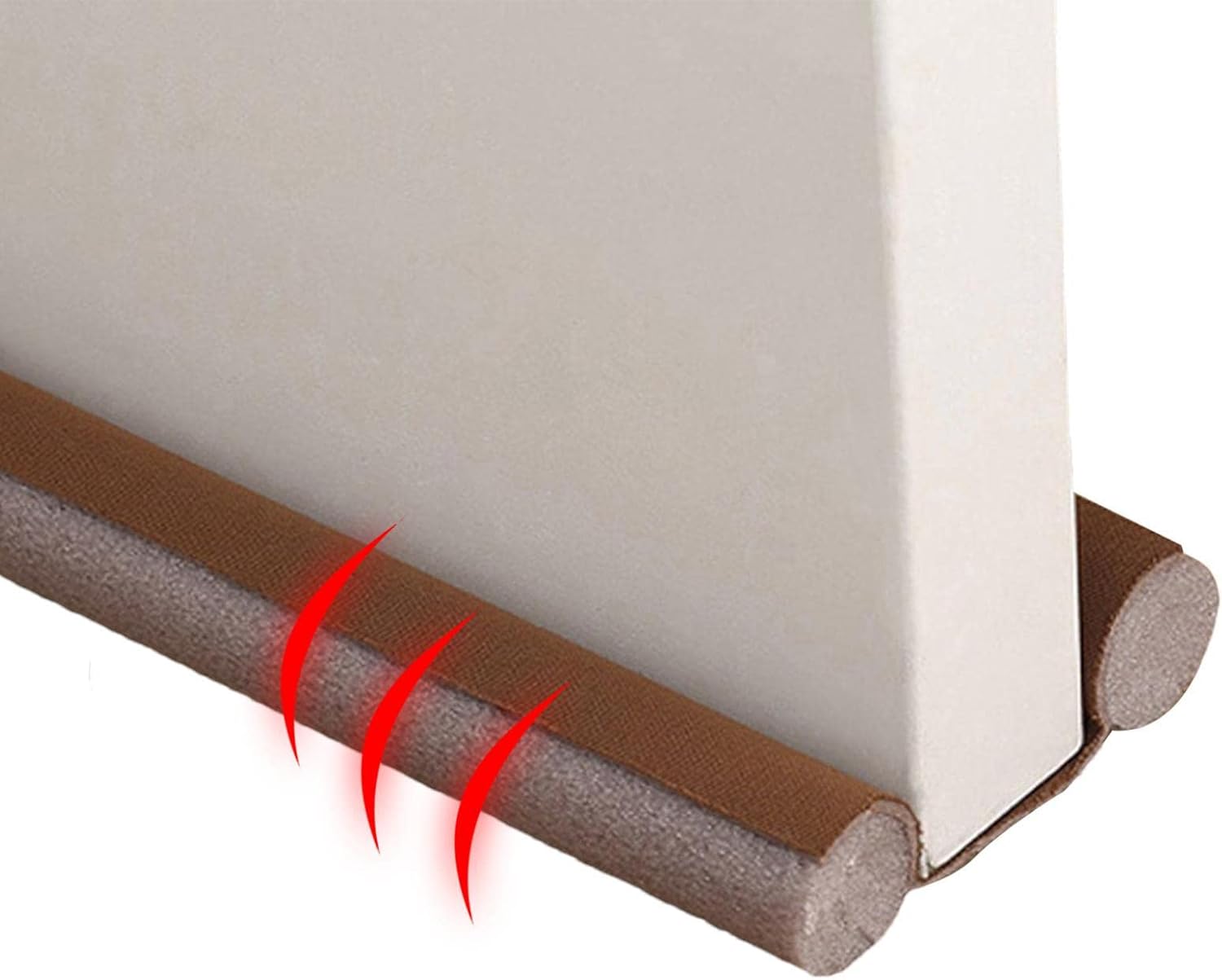 SOULAGRY Under Door Draft Blocker Double Sided Door Sweep