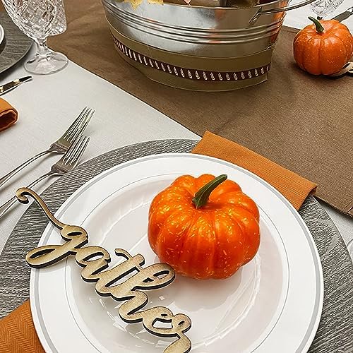 5Pcs Mini Artificial Pumpkins for Fall Decor