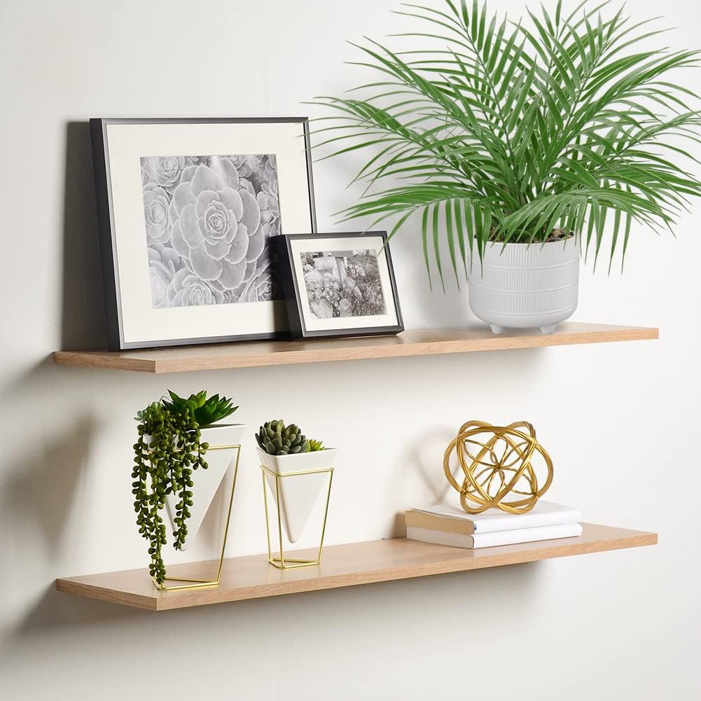 Hollyone Artificial Palm Plant in White Ceramic Pot