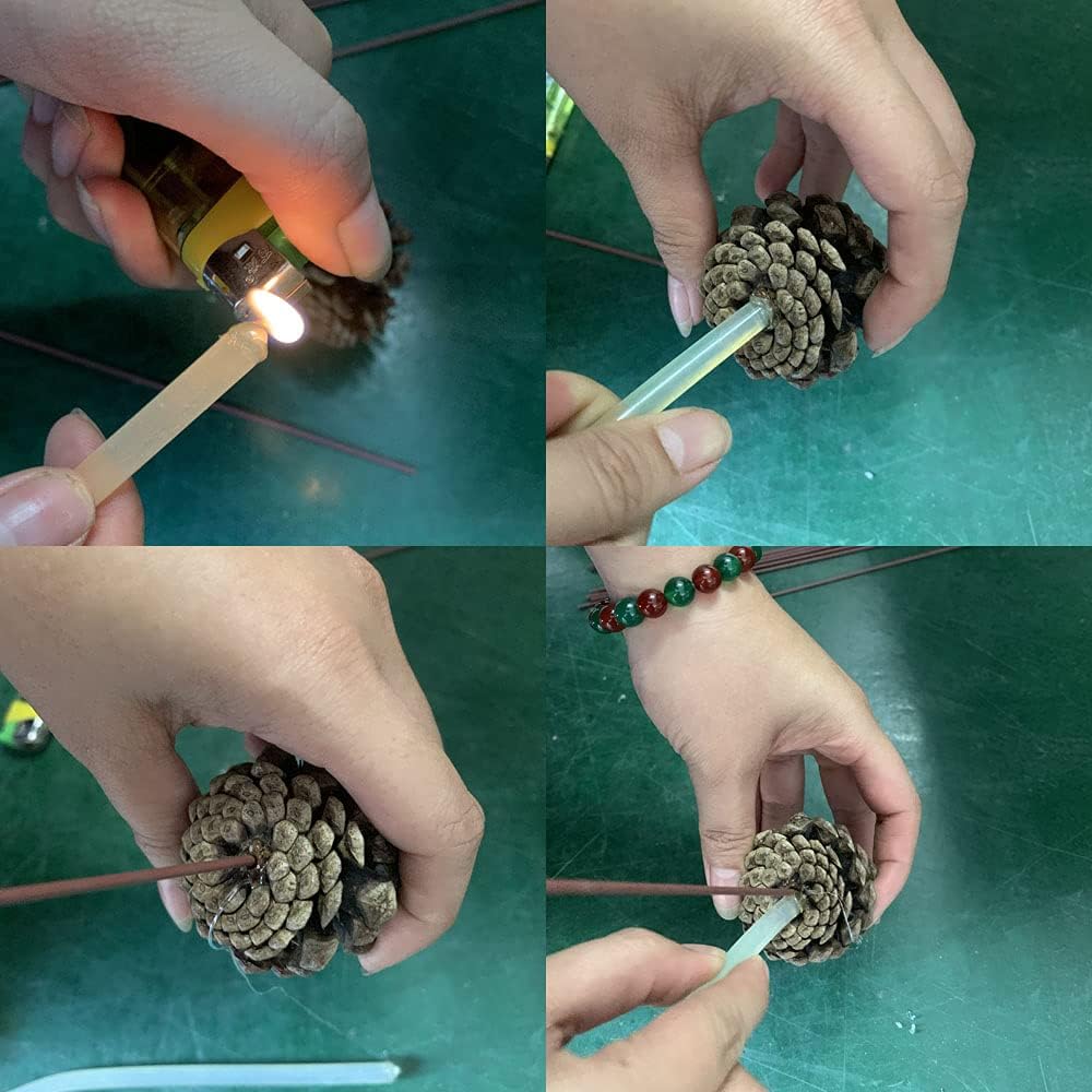 NWFashion 10PCS 2INCH Natural Dried Pinecones for Crafting