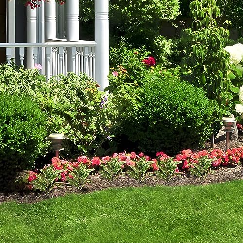 Artificial Croton Plant Leaf Branches 2 Pack