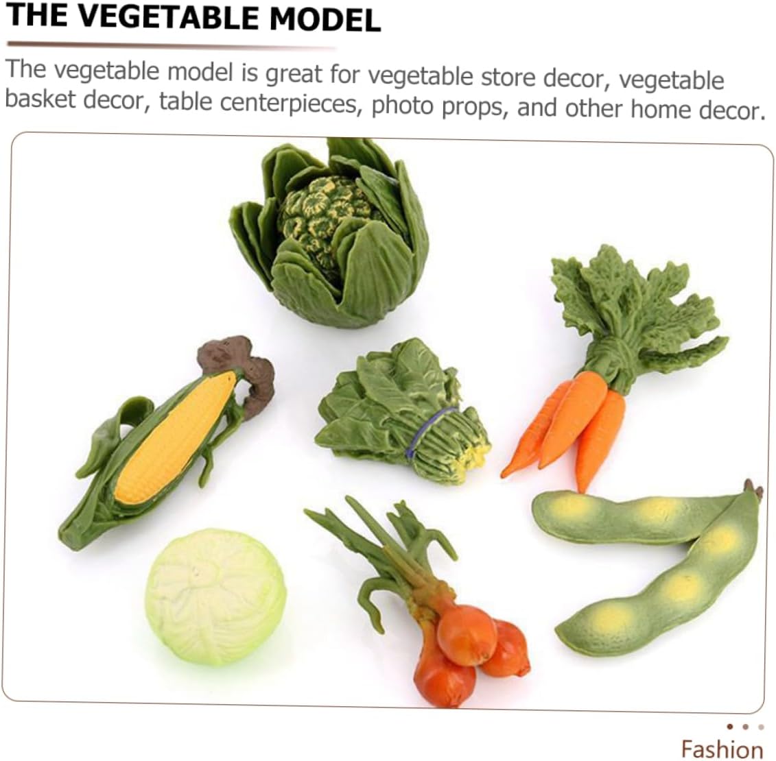 Cabilock Realistic Artificial Vegetable Display Props