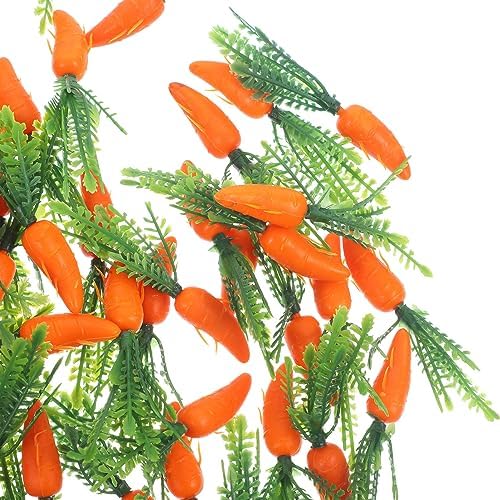 MAGICLULU Artificial Carrot Ornaments 180pcs