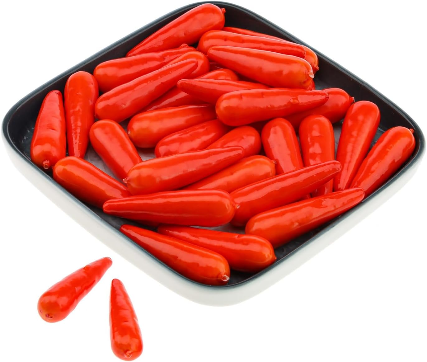 30PCS Spring Carrot Decor Artificial Mini Carrots