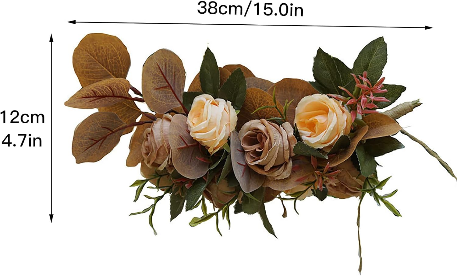 Firlar Artificial Flowers Wedding Chair Decor