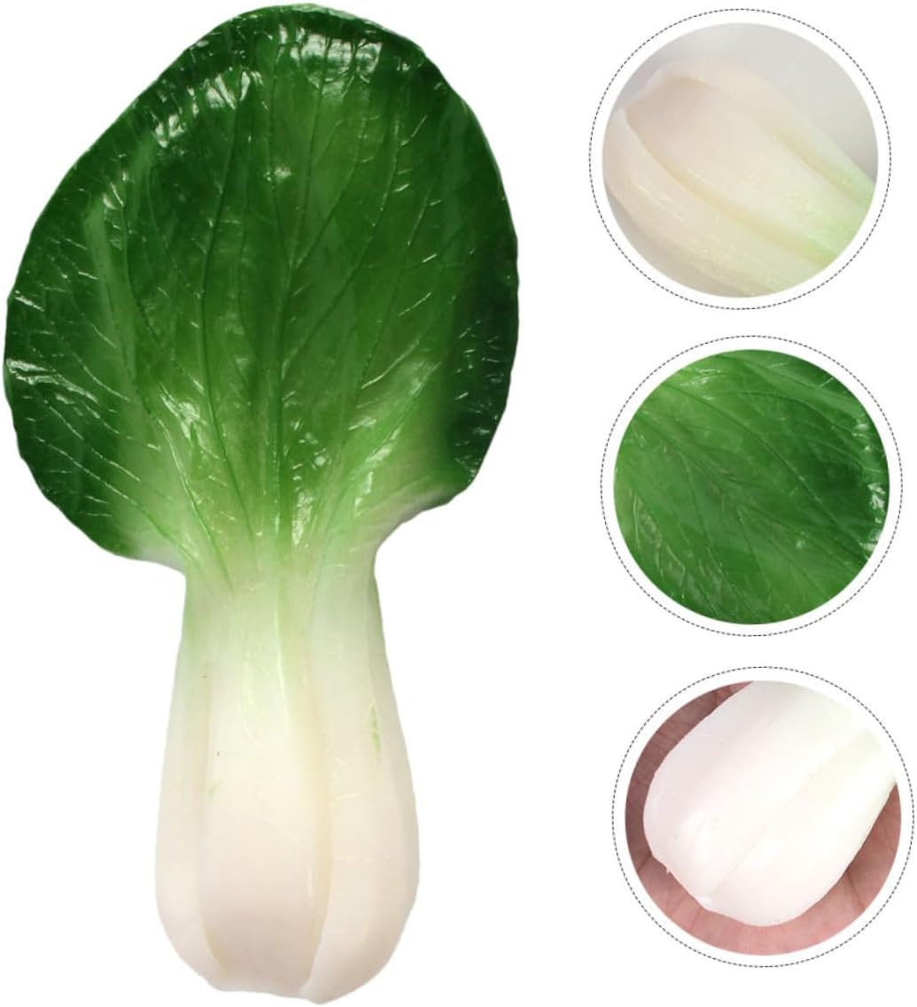 Happyyami 2pcs Artificial Chinese Cabbage Models Lifelike Display