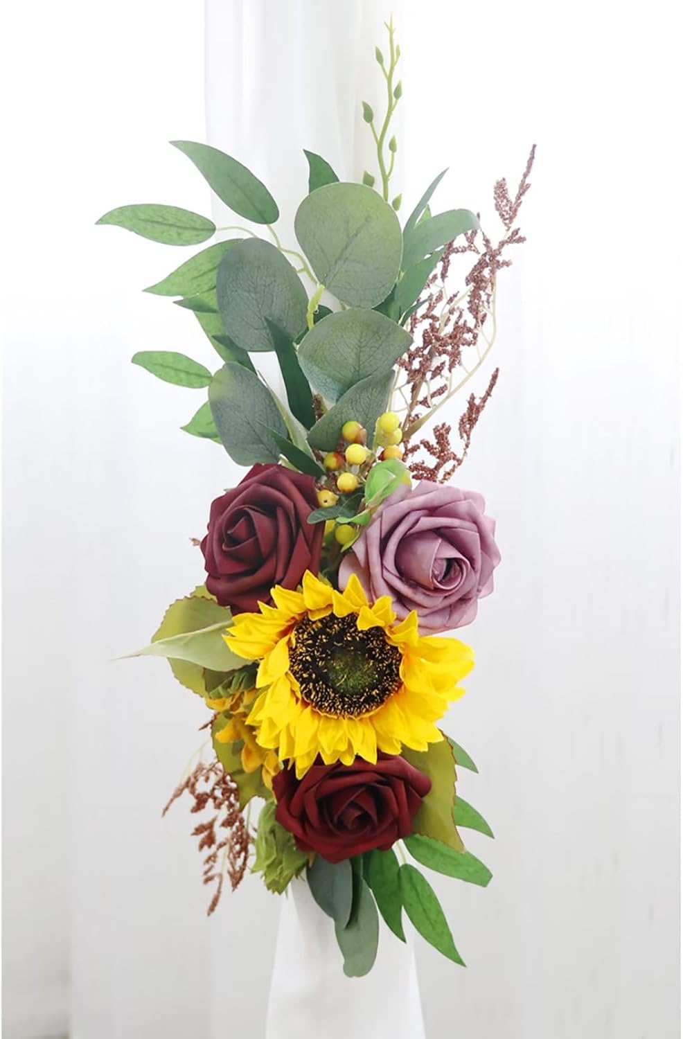 Emivery Sunflower Arch Flowers Pack of 2 Wedding Decor