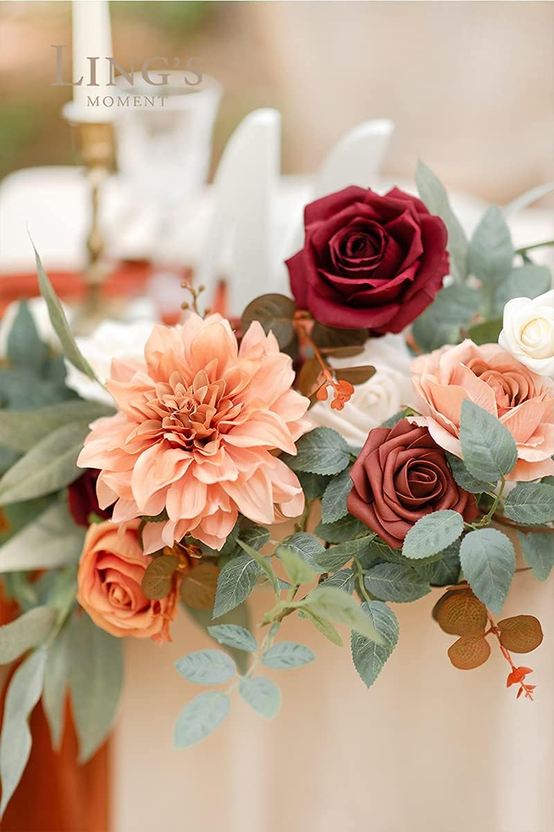 Lings Moment 2Pcs Terracotta Artificial Flower Garland