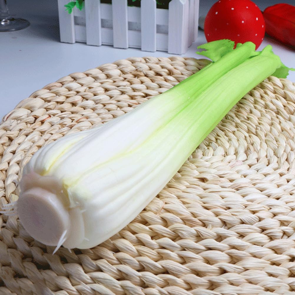 LOGOFUN 2pcs Artificial Vegetable Photo Prop for Home Kitchen Display