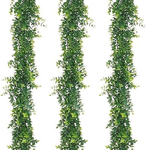Artflower 3 Pack Artificial Eucalyptus Garland