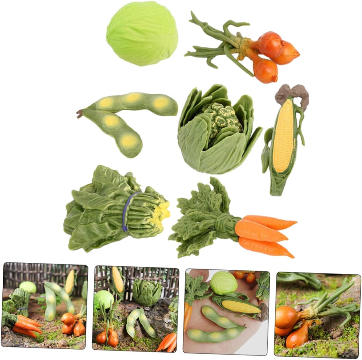 Cabilock Realistic Artificial Vegetable Display Props
