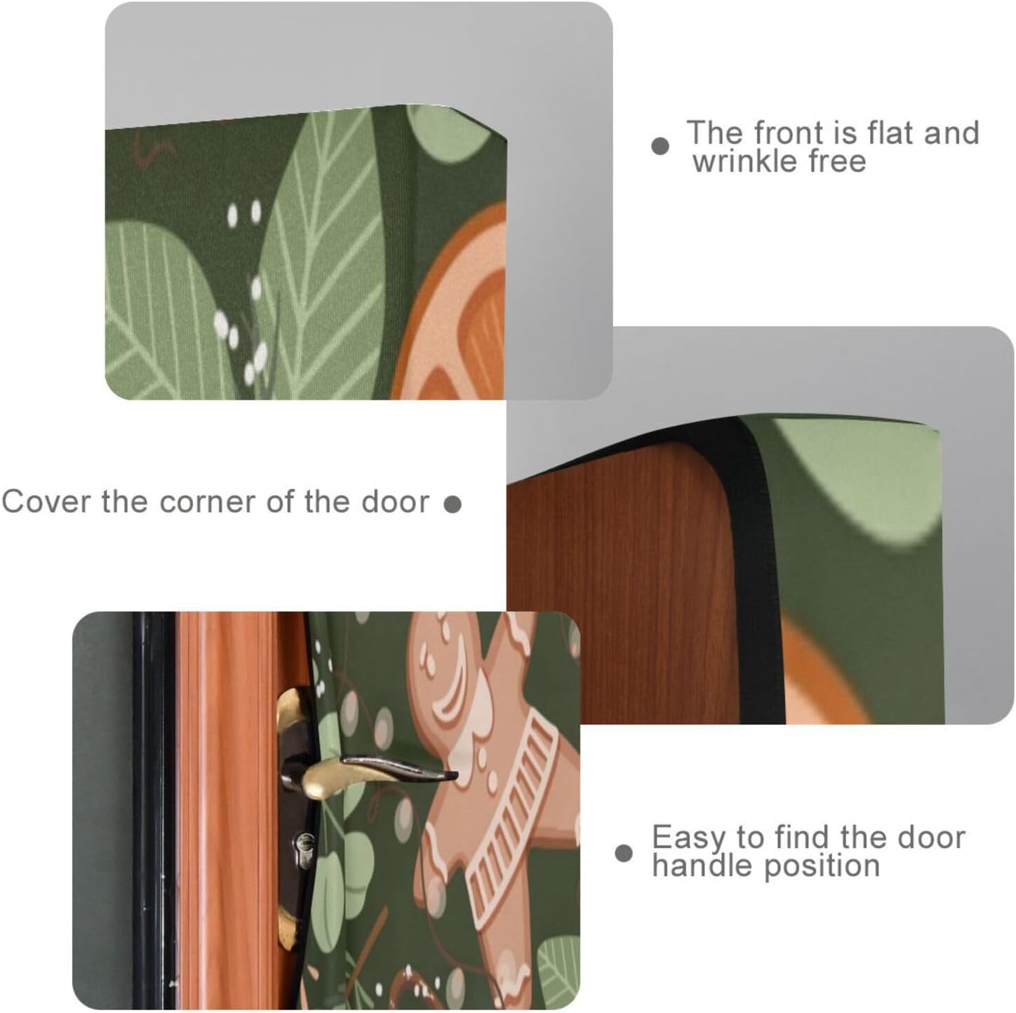 Susiyo Winter Food Botanical Spices Halloween Door Cover 32x79 In